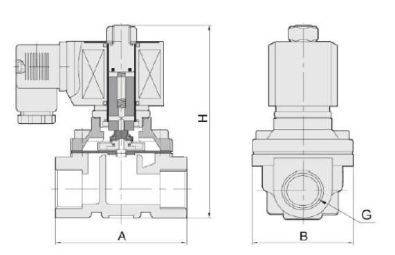 Клапан электромагнитный PN10 ArmaControl 2W51 - 2